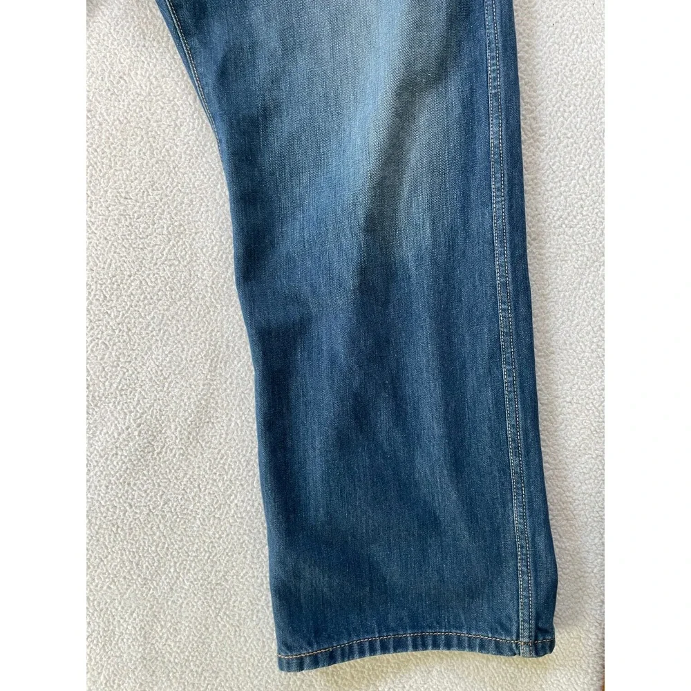 8 Pocket 90s Y2k Levi's Mens 38 x 30 569 Loose Straight Jeans Blue Medium Wash
